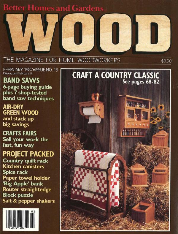 Better Homes & Gardens: Wood February 1987