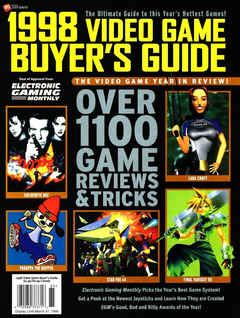 EGM-Electronic Gaming 1998 Video Game Buyer's Guide