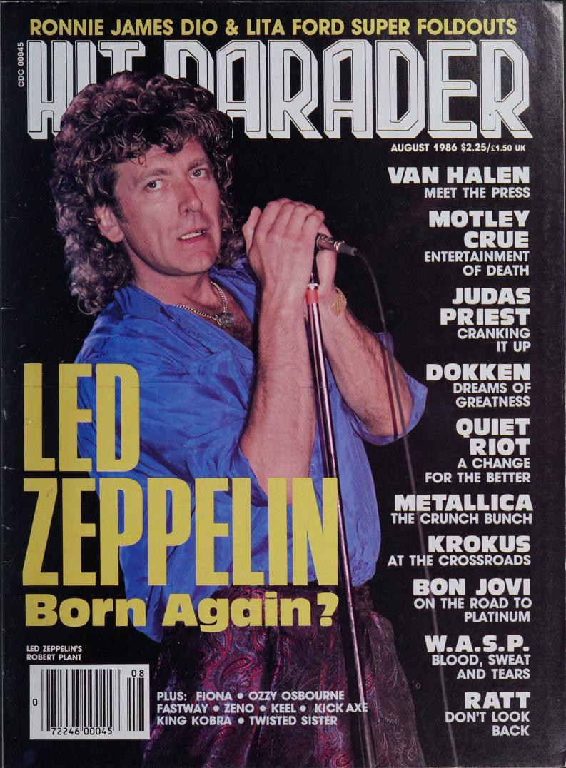 Hit Parader August 1986