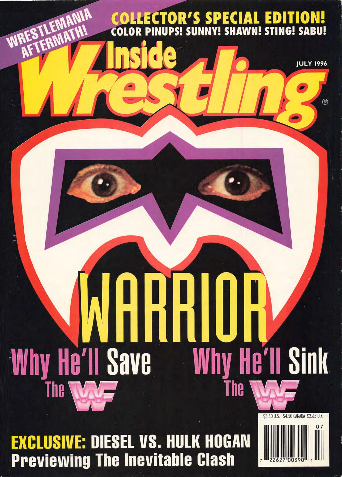 Inside Wrestling July 1996