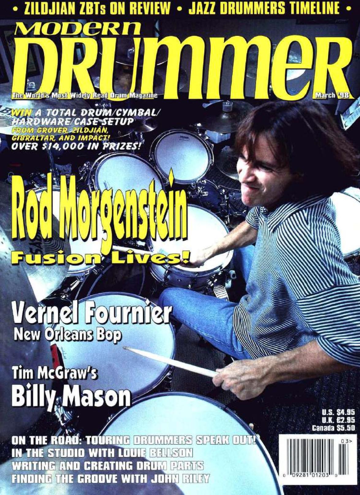 Modern Drummer March 1998